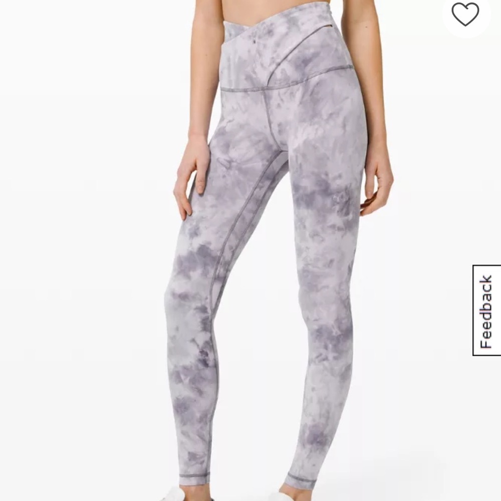 lululemon athletica Lavender Tie-Dye High-Rise Leggings